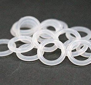 225  Clear Food Grade Silicone O-Rings Rubber Set - Silicones Seal Kit - The Variety of Sizes - Clear Food Grade Silicone Sealing Gasket - Assortment Rubbers Different Sizes